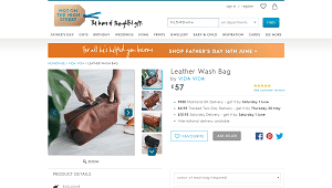 Leather Wash Bag