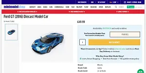 Ford GT (2016) Diecast Model Car by Maisto