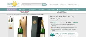 Personalised Valentine’s Day Champagne