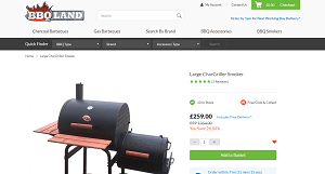 Large Chargriller Wrangler BBQ with Firebox