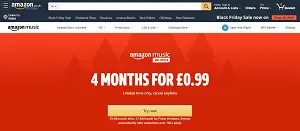 4 Months of Amazon Music Unlimited 0.99p