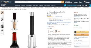 Air Pressure Cork Remover