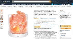 USB Powered Salt Lamp