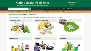 Online Health Food Store