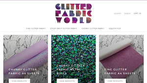 Glitter Fabric World