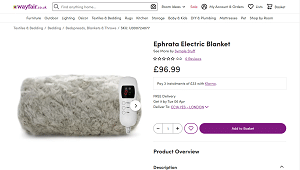 Electric blanket