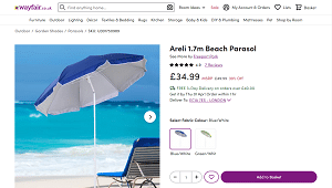 Beach umbrella