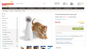 Automatic Cat Laser Pointer