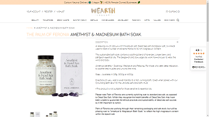 Amethyst and Magnesium Bath Soak