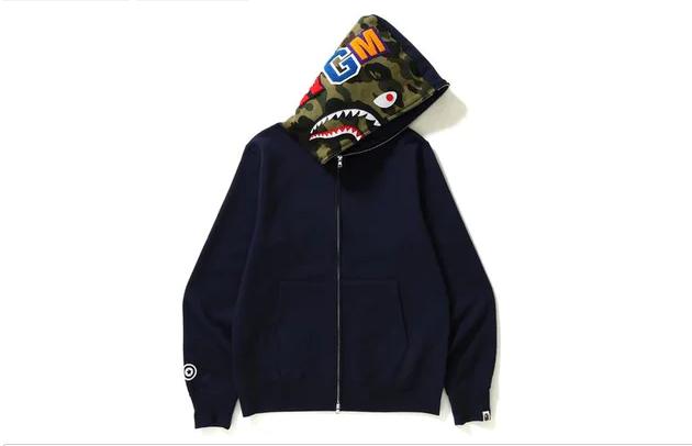 Shark zip-up hoodie
